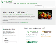 Tablet Screenshot of driftwatch.org